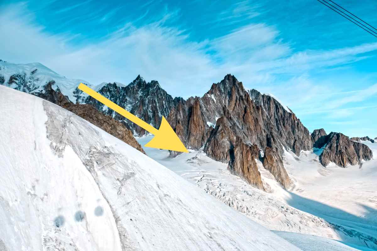Montagna innevata