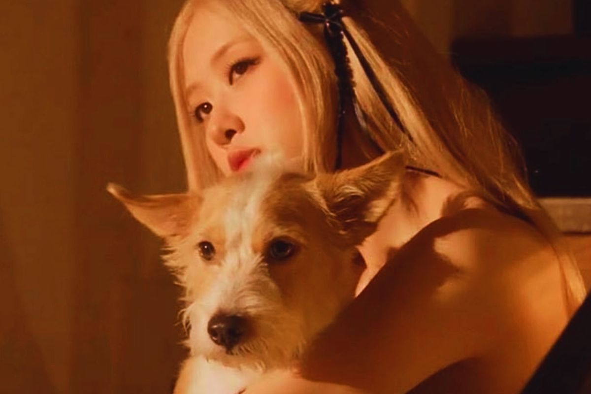 Rosé con il suo cane Hank