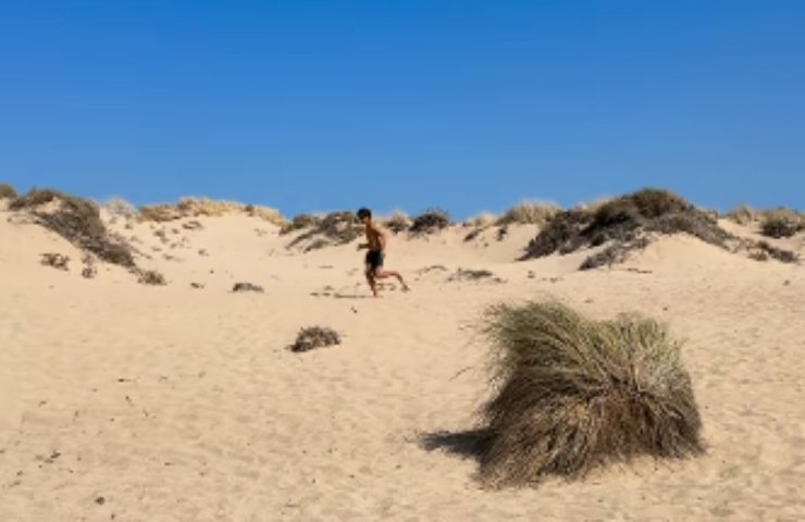 Santiago De Martino in spiaggia